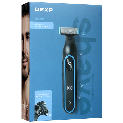 Купить Триммер DEXP HL-2028T черный/голубой  9091636. Характеристики, отзывы и цены в Донецке