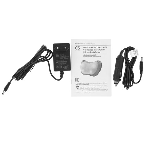 Купить Массажная подушка CS Medica VibraPulsar CS-cr6 BodyRela серый  9290523. Характеристики, отзывы и цены в Донецке