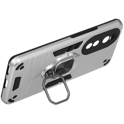 Купить Накладка  DF для HONOR 90 серебристый/черный  5485576. Характеристики, отзывы и цены в Донецке