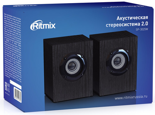 Купить Колонки Ritmix SP-3025W черный  9398828. Характеристики, отзывы и цены в Донецке