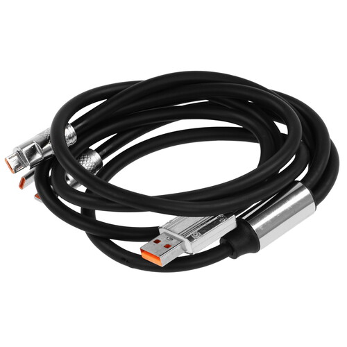 Купить Кабель круглый ZDK Lightning 8-pin, micro USB, USB Type-C - USB 2.0 Type-A черный 1.2 м  9183215. Характеристики, отзывы и цены в Донецке