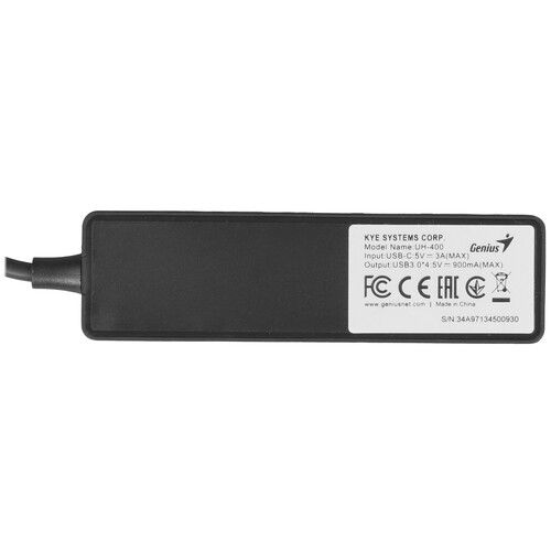 Купить USB-разветвитель Genius UH-400  9140205. Характеристики, отзывы и цены в Донецке