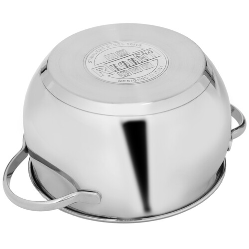 Купить Кастрюля Regent inox Apple B 93-B-2 2.7 л 18 см серебристый  5448463. Характеристики, отзывы и цены в Донецке