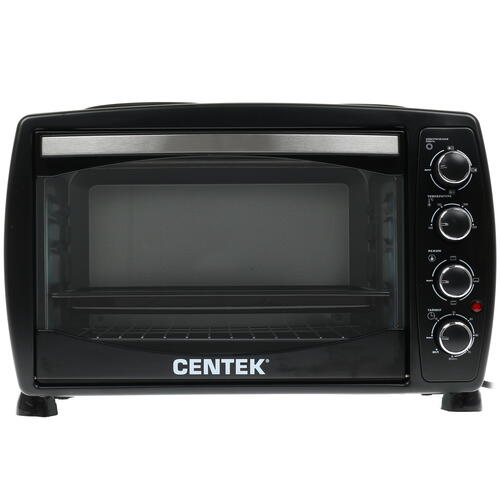Купить Мини-печь Centek CT-1531-42 PLATE черный  1114279. Характеристики, отзывы и цены в Донецке
