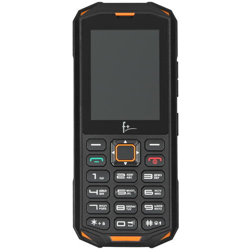 Купить Сотовый телефон F+ R240 черный/оранжевый  9058273. Характеристики, отзывы и цены в Донецке
