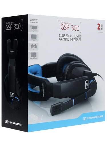 Купить Проводные наушники EPOS Sennheiser GSP300 черный 2016  1102127. Характеристики, отзывы и цены в Донецке