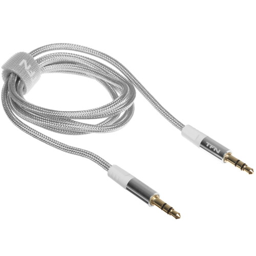 Купить Кабель   TFN 3.5 mm jack - 3.5 mm jack серебристый  5465822. Характеристики, отзывы и цены в Донецке