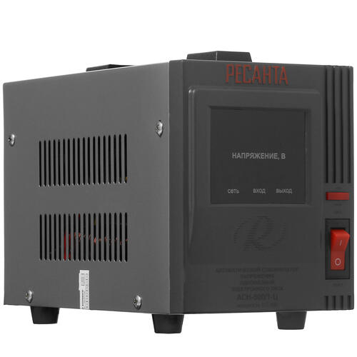 Купить Стабилизатор напряжения Ресанта АСН-500/1-Ц  7900725. Характеристики, отзывы и цены в Донецке