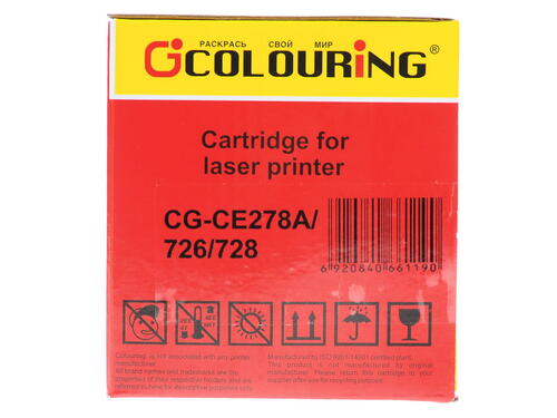 Купить Картридж лазерный Colouring CG-CE276A/278 черный  0157090. Характеристики, отзывы и цены в Донецке