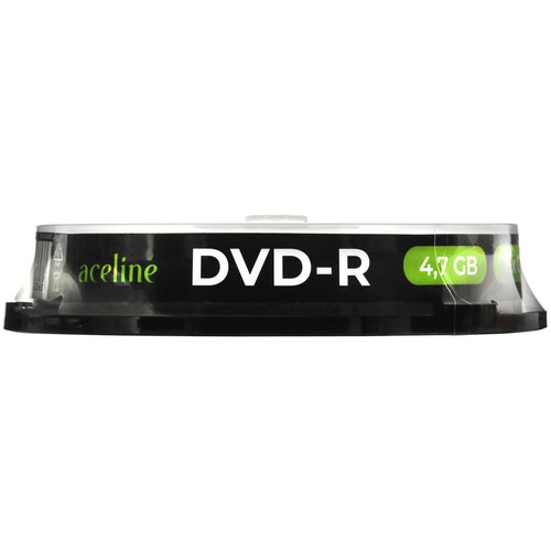 Купить DVD-диск Aceline DVD-R, 4.7 ГБ, Cake Box, 16x, 10 шт  5454989. Характеристики, отзывы и цены в Донецке