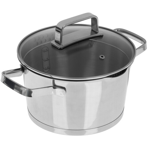 Купить Кастрюля Polaris Loretto-20С 3 л 20 см серебристый  9139973. Характеристики, отзывы и цены в Донецке