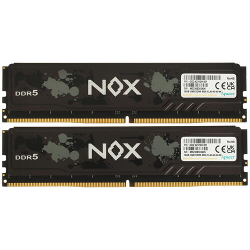 Купить Оперативная память Apacer NOX [AH5U32G60C512MBAA-2] 32 ГБ  5096172. Характеристики, отзывы и цены в Донецке