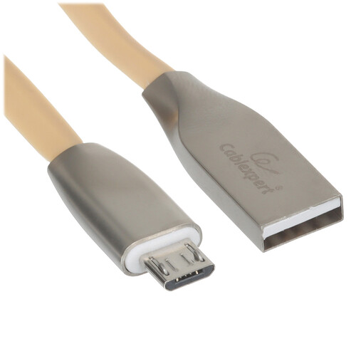 Купить Кабель круглый Cablexpert micro USB - USB 2.0 Type-A золотистый 1 м  5485502. Характеристики, отзывы и цены в Донецке