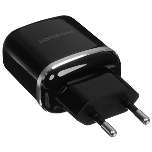 Купить Сетевое зарядное устройство Borofone BA36A черный  5474731. Характеристики, отзывы и цены в Донецке