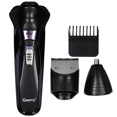 Купить Триммер Geemy GM-6607 черный/фиолетовый  5492140. Характеристики, отзывы и цены в Донецке