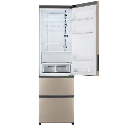 Купить Холодильник многодверный   Haier A4F639CGGU1 золотистый  9291515. Характеристики, отзывы и цены в Донецке
