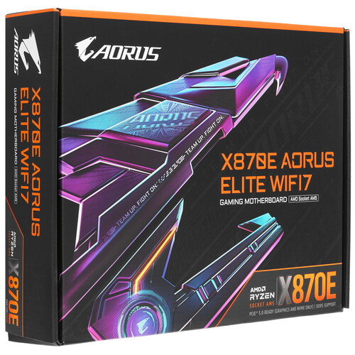 Купить Материнская плата GIGABYTE X870E AORUS ELITE WIFI7  5492064. Характеристики, отзывы и цены в Донецке