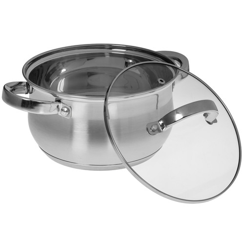 Купить Кастрюля Appetite Elisa JL03253 2.5 л 18 см серебристый  9294699. Характеристики, отзывы и цены в Донецке