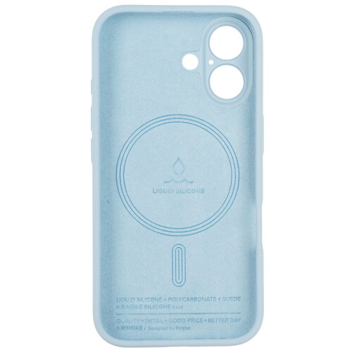 Купить Накладка  Ringke Silicone Magnetic для Apple iPhone 16 голубой  5619806. Характеристики, отзывы и цены в Донецке