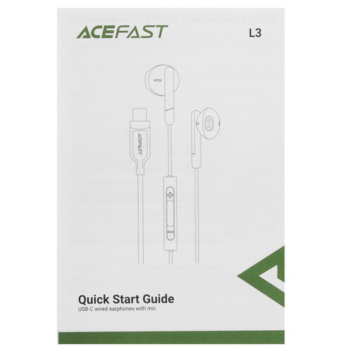 Купить Проводные наушники ACEFAST L3 белый 2025  9191168. Характеристики, отзывы и цены в Донецке