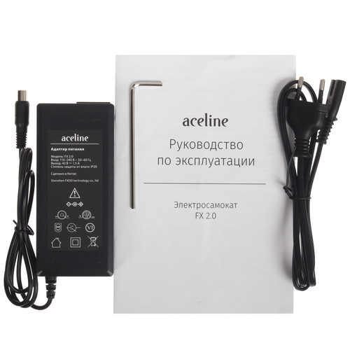 Купить Электросамокат Aceline FX 2.0 серый  9162122. Характеристики, отзывы и цены в Донецке