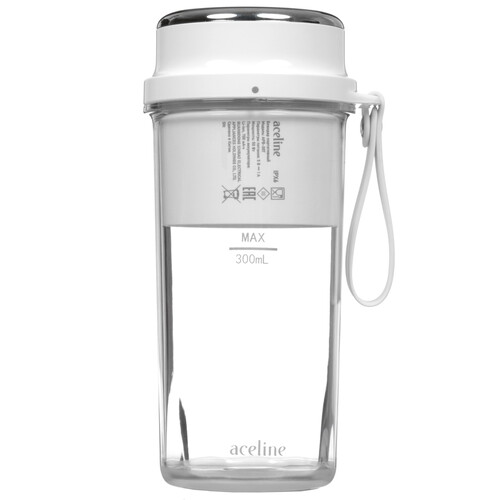 Купить Блендер Aceline APB-30T [Портативный/беспроводной/чаша300мл,тритан/50Вт/корпус пластик/Скоростей:1]  9175619. Характеристики, отзывы и цены в Донецке