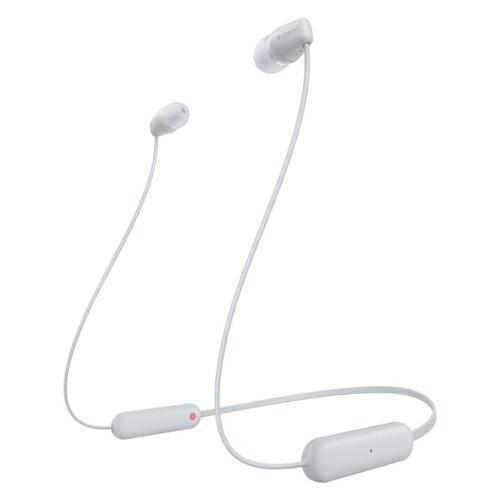 Купить Беспроводные наушники Sony WI-C100 белый  5432864. Характеристики, отзывы и цены в Донецке