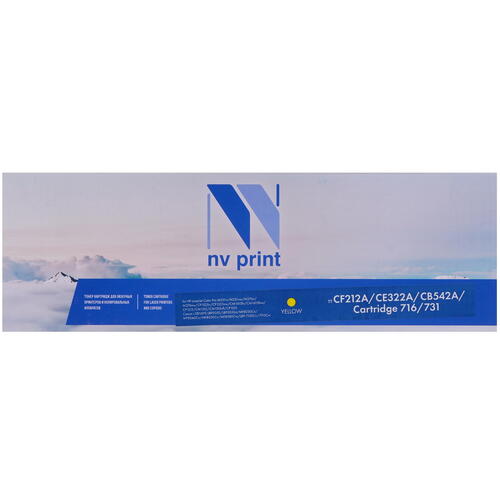 Купить Картридж лазерный NV Print NV-CF212A/CE322A/CB542A/NV-716/731 желтый  5367729. Характеристики, отзывы и цены в Донецке