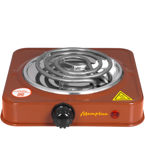 Купить Плита компактная электрическая Матрена МА-060 коричневый  8199735. Характеристики, отзывы и цены в Донецке