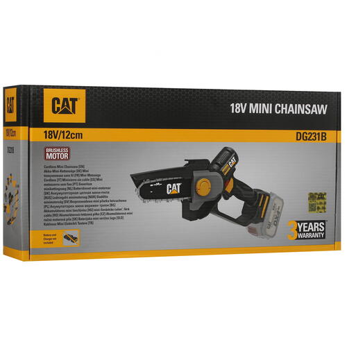 Купить Аккумуляторная цепная пила CAT DG231B  шина - 12 см (5") Без ЗУ, Без АКБ  5082678. Характеристики, отзывы и цены в Донецке