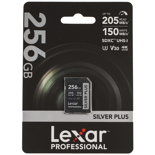 Купить Карта памяти Lexar Professional Silver Plus SDXC 256 ГБ  9194496. Характеристики, отзывы и цены в Донецке