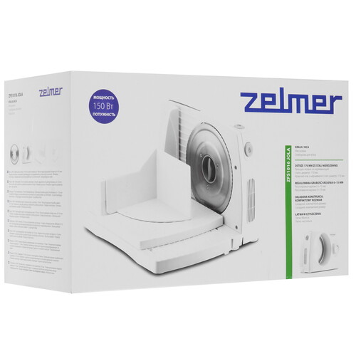 Купить Ломтерезка Zelmer ZFS1016 белый  9190237. Характеристики, отзывы и цены в Донецке