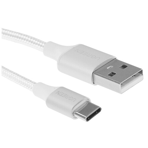 Купить Кабель круглый Ugreen USB Type-C - USB 2.0 Type-A белый 0.25 м  9155067. Характеристики, отзывы и цены в Донецке