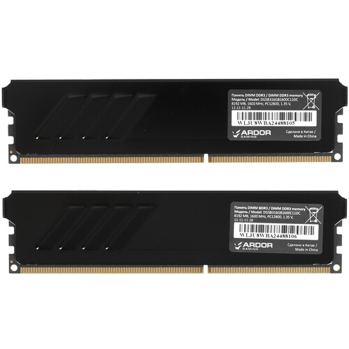 Купить Оперативная память ARDOR GAMING Reaper [DGSB316GB1600C11DC] 16 ГБ  9127934. Характеристики, отзывы и цены в Донецке