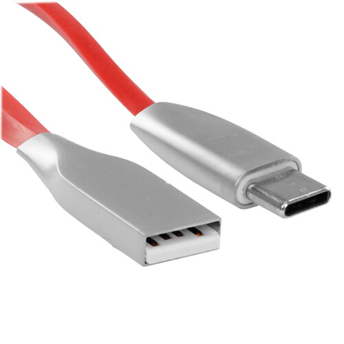 Купить Кабель круглый Cablexpert USB Type-C - USB 2.0 Type-A красный 1 м  5485408. Характеристики, отзывы и цены в Донецке