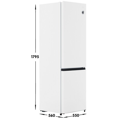 Купить Холодильник с морозильником   DEXP B4-26AHE белый  9243053. Характеристики, отзывы и цены в Донецке