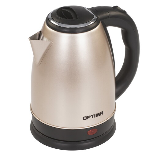 Купить Электрочайник OPTIMA EK-1808SS бежевый  9269563. Характеристики, отзывы и цены в Донецке