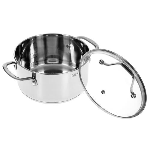 Купить Кастрюля Taller Элиас TR-11083 3 л 20 см серебристый  4859641. Характеристики, отзывы и цены в Донецке