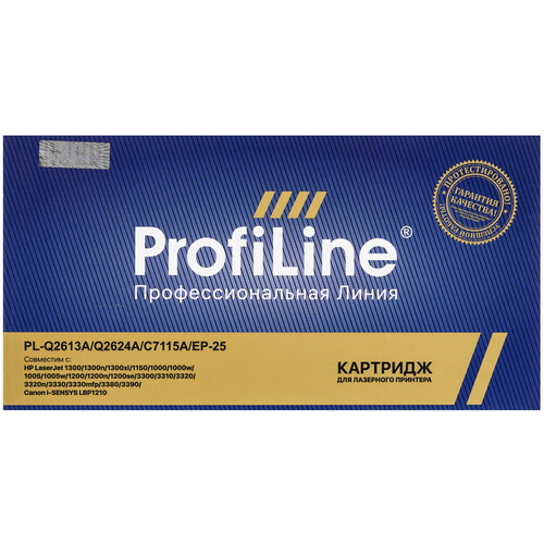 Купить Картридж лазерный ProfiLine PL-Q2613A/Q2624A/C7115A/EP-25 (№13A) черный  9922103. Характеристики, отзывы и цены в Донецке