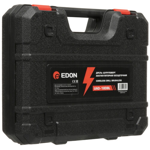 Купить Дрель-шуруповерт Edon UAD-18DBL  9296549. Характеристики, отзывы и цены в Донецке