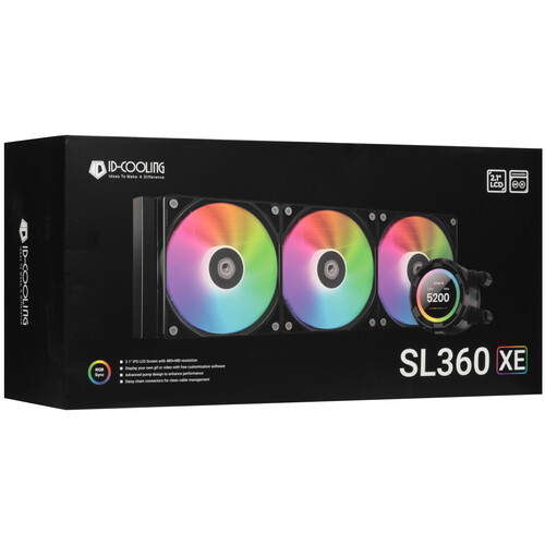 Купить Система охлаждения ID-COOLING SL360 XE черная  5447541. Характеристики, отзывы и цены в Донецке
