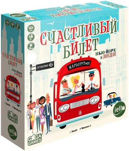 Купить Игра настольная "Счастливый билет. Нью-Йорк и Лондон"  9975086. Характеристики, отзывы и цены в Донецке