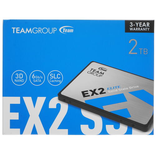 Купить 2000 ГБ 2.5" SATA накопитель TEAMGROUP EX2  4738335. Характеристики, отзывы и цены в Донецке