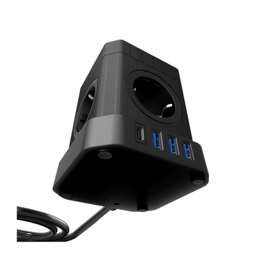 Купить Сетевой фильтр AGNI TP-VE4U5E-C-W черный  9289300. Характеристики, отзывы и цены в Донецке