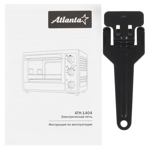 Купить Мини-печь Atlanta ATH-1404 черный  8128071. Характеристики, отзывы и цены в Донецке
