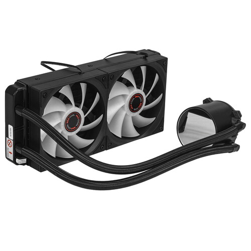 Купить Система охлаждения Azerty RCL-240C черная  9301536. Характеристики, отзывы и цены в Донецке