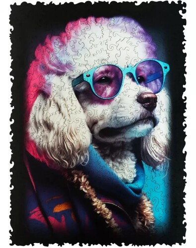 Купить Пазл Unidragon Pop-Art GlowUp Сэр Пудель  9124161. Характеристики, отзывы и цены в Донецке