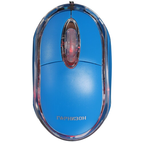 Купить Мышь проводная Гарнизон GM-100B  синий  8109361. Характеристики, отзывы и цены в Донецке