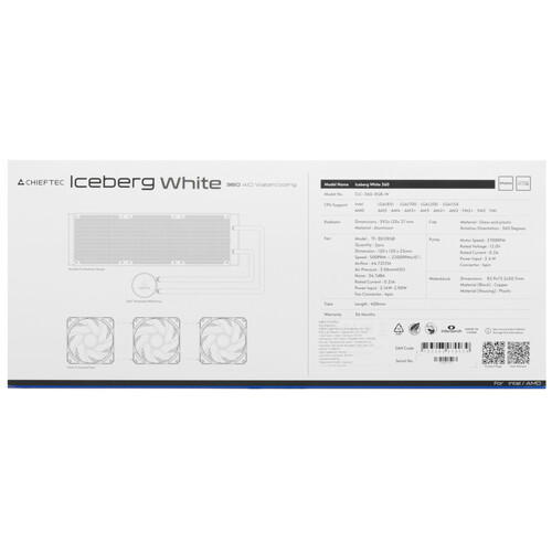 Купить Система охлаждения Chieftec Iceberg 360  белая  5619794. Характеристики, отзывы и цены в Донецке