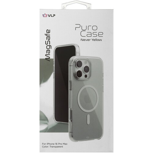 Купить Накладка  VLP Puro Case для Apple iPhone 16 Pro Max прозрачный  5487078. Характеристики, отзывы и цены в Донецке